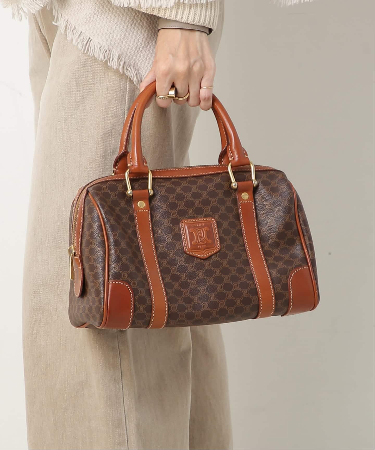 CELINE/セリーヌ】macadam ボストンバッグ 25（ボストンバッグ