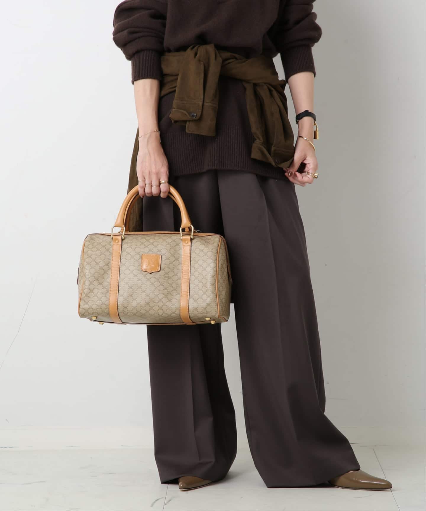 VINTAGE CELINE/セリーヌ】ボストンバッグ 30 macadam（ボストンバッグ