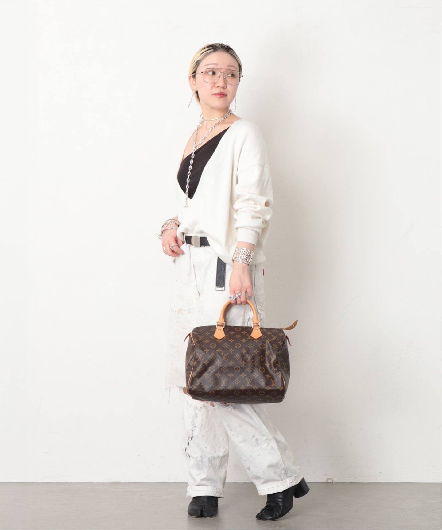 【激安】ルイヴィトン LV ヒューストン ペルル VINTAGE LOUIS VUITTON/ルイ ヴィトン】Speedy 30（ボストンバッグ