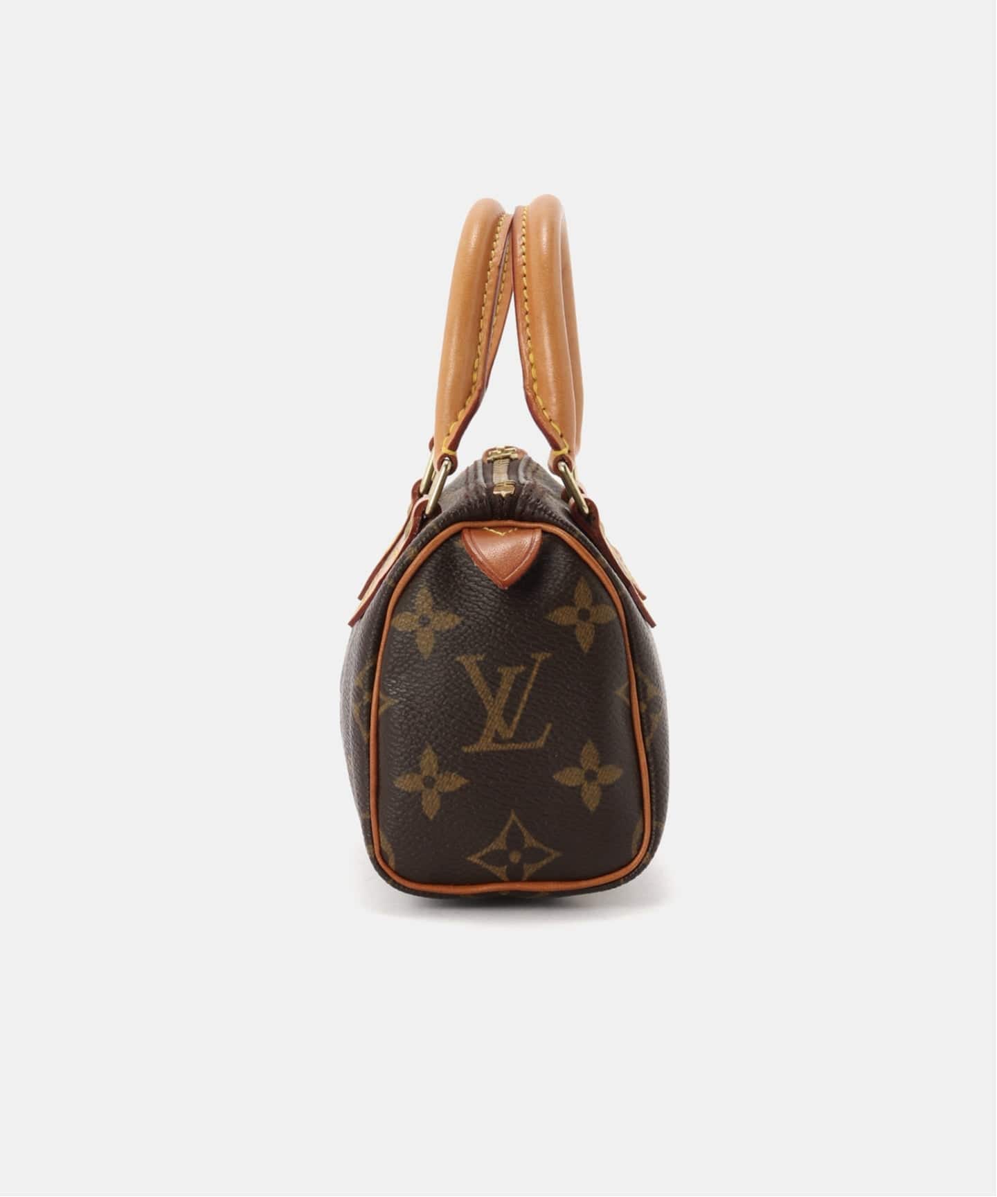 Louis Vuitton ミニボストンバッグ ブラウン　ヴィンテージ品 中古・古着通販】LOUIS VUITTON (ルイ ヴィトン) ミニボストンバッグ