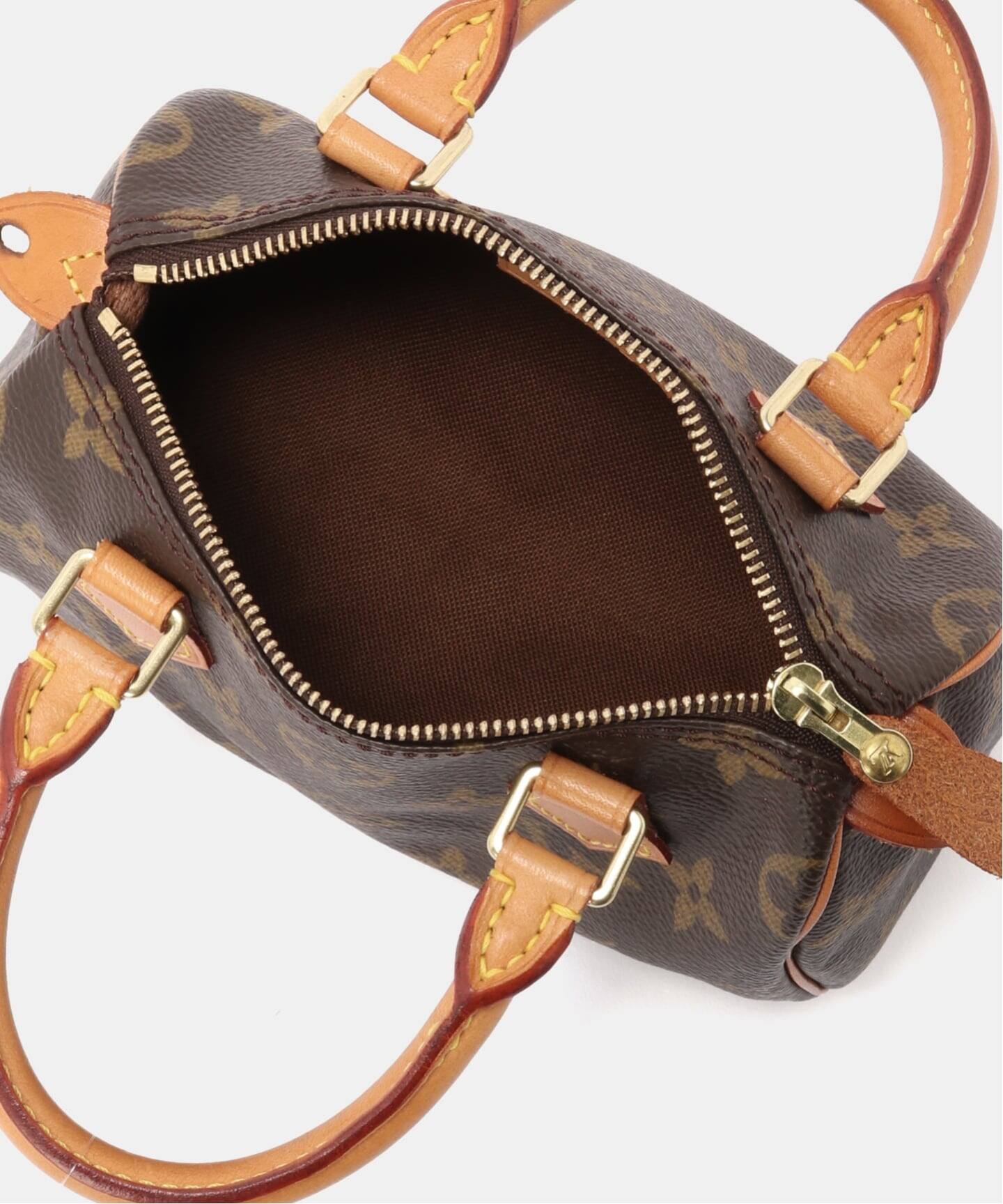 Louis Vuitton ミニボストンバッグ ブラウン　ヴィンテージ品 中古・古着通販】LOUIS VUITTON (ルイ ヴィトン) ミニボストンバッグ