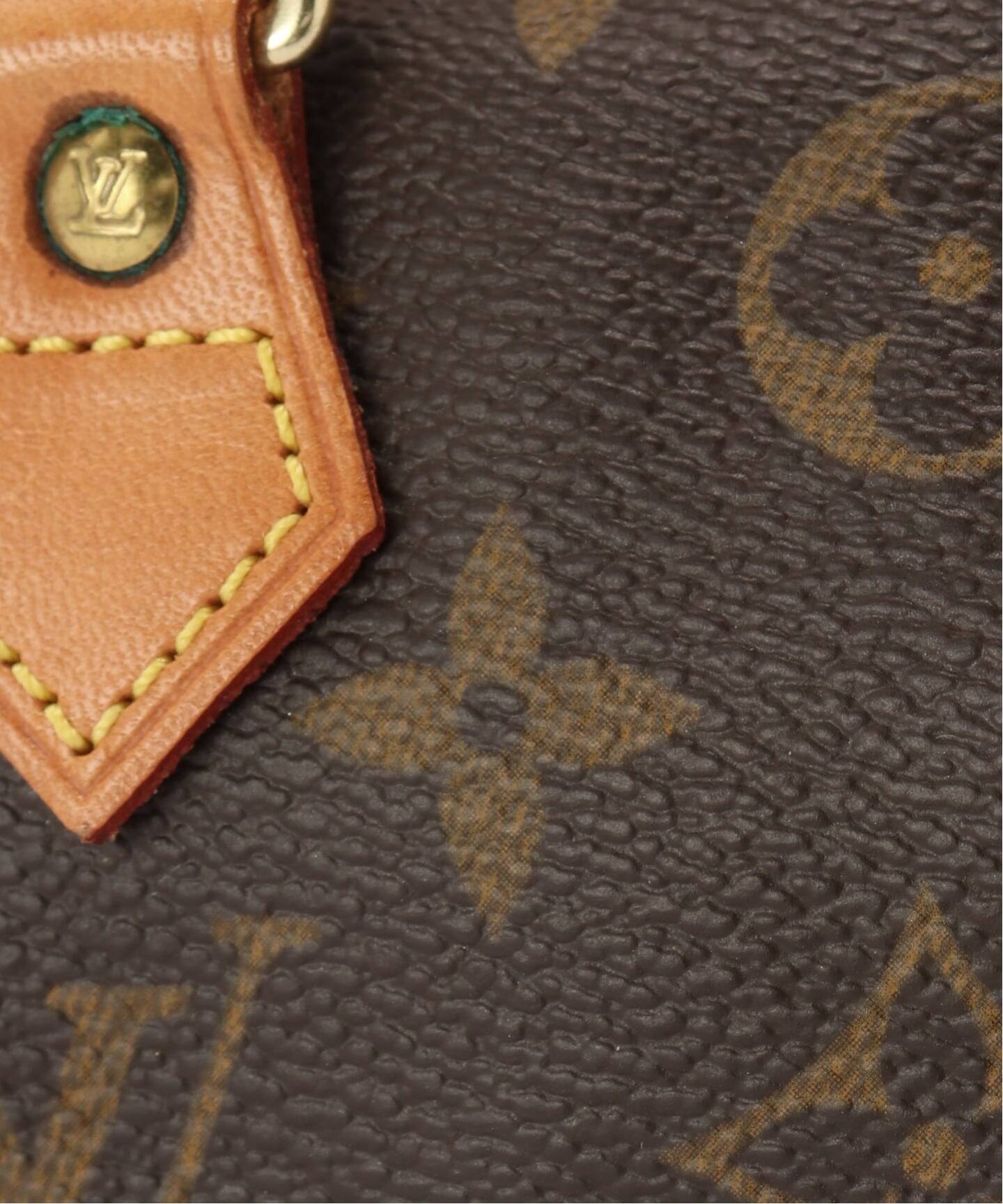 Louis Vuitton ミニボストンバッグ ブラウン　ヴィンテージ品 中古・古着通販】LOUIS VUITTON (ルイ ヴィトン) ミニボストンバッグ
