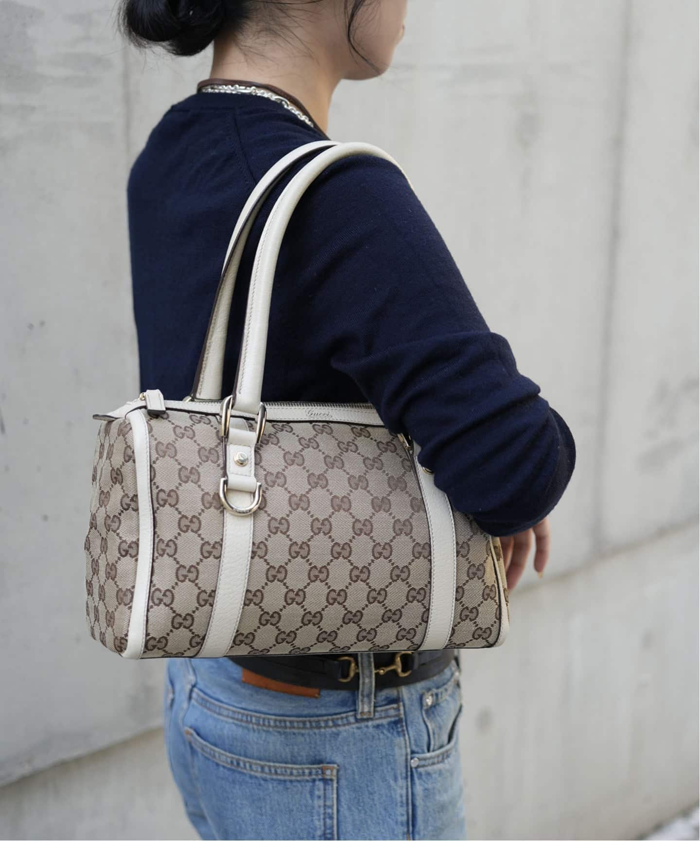 VINTAGE GUCCI/グッチ】Boston gg canvas（ボストンバッグ）｜ENSEMBLE
