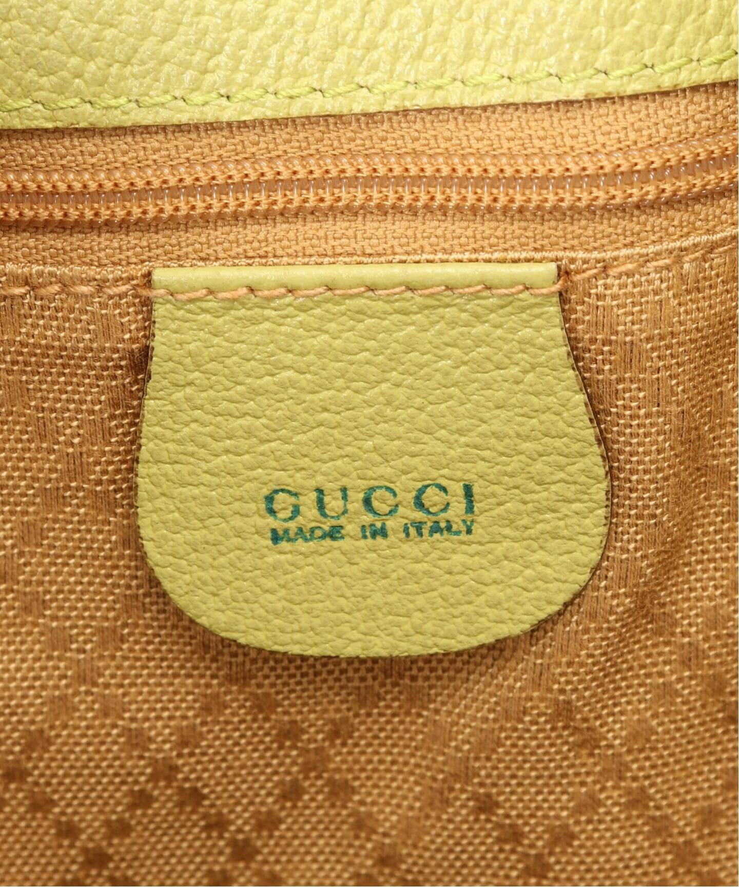VINTAGE GUCCI/グッチ】Bamboo バックパック suede（バックパック