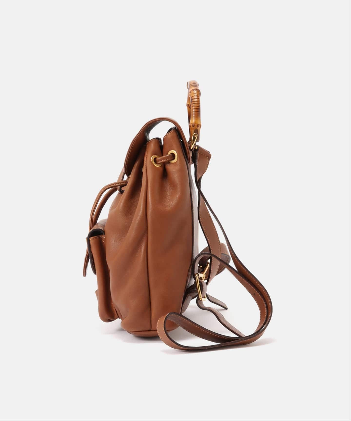 VINTAGE GUCCI/グッチ】Bamboo backpack mini（バックパック／リュック