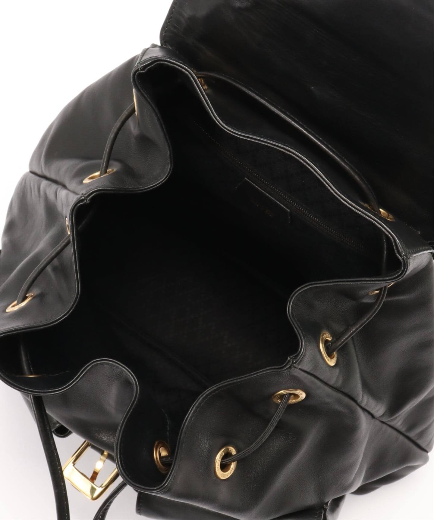 VINTAGE GUCCI/グッチ】Bamboo backpack（バックパック／リュック