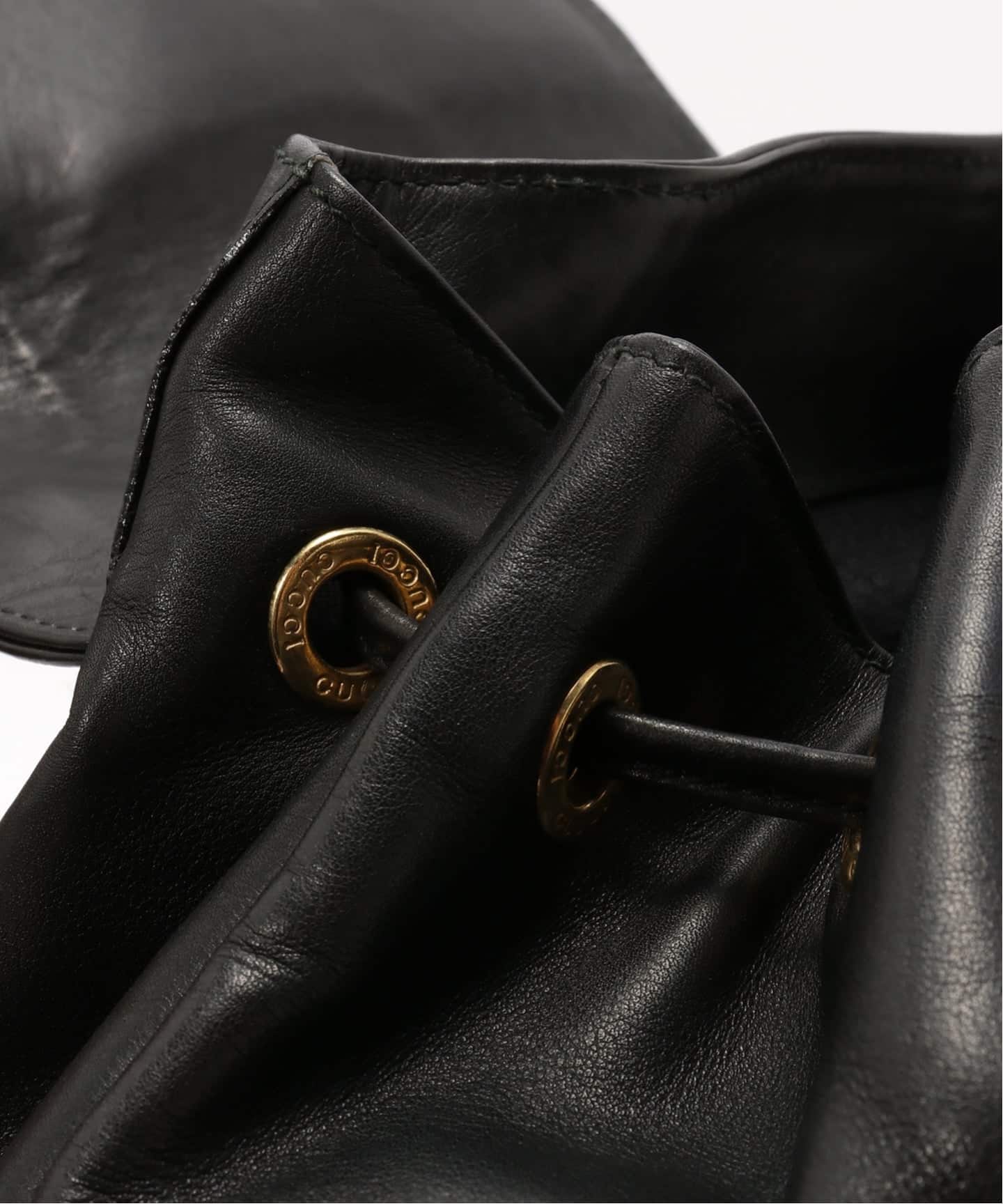 VINTAGE GUCCI/グッチ】Bamboo backpack（バックパック／リュック