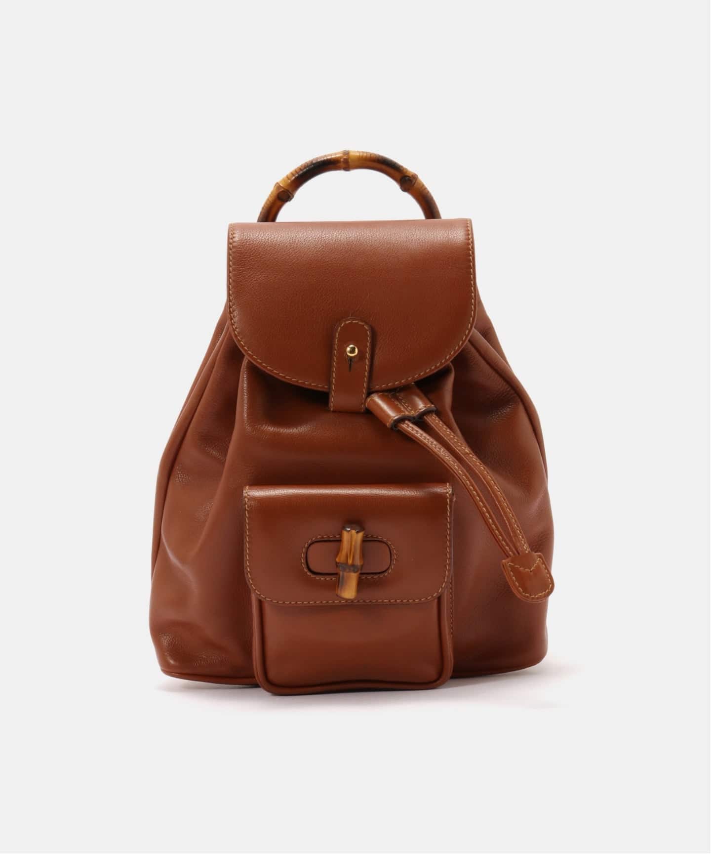 VINTAGE GUCCI/グッチ】Bamboo backpack mini（バックパック／リュック