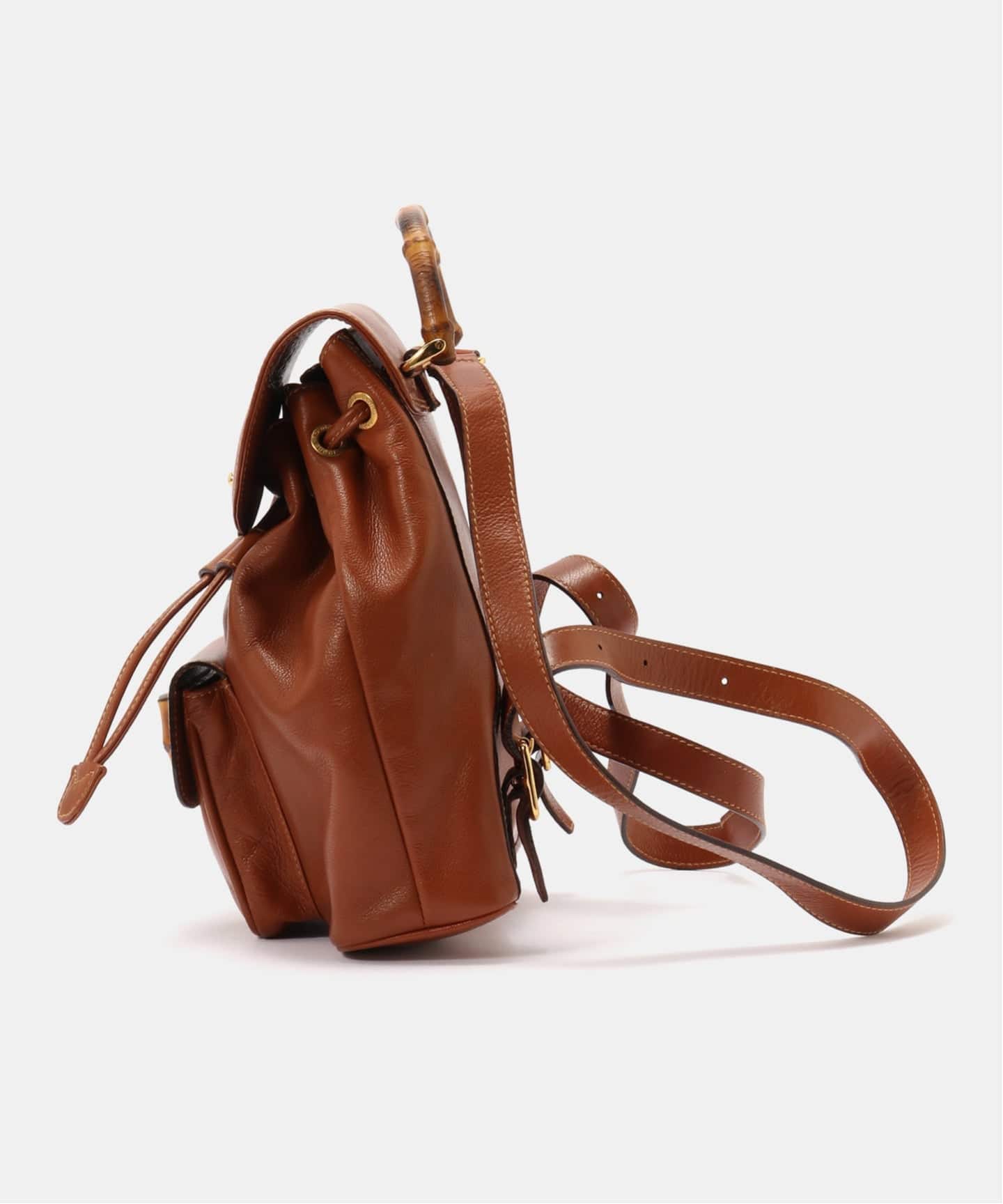 VINTAGE GUCCI/グッチ】Bamboo backpack mini（バックパック／リュック