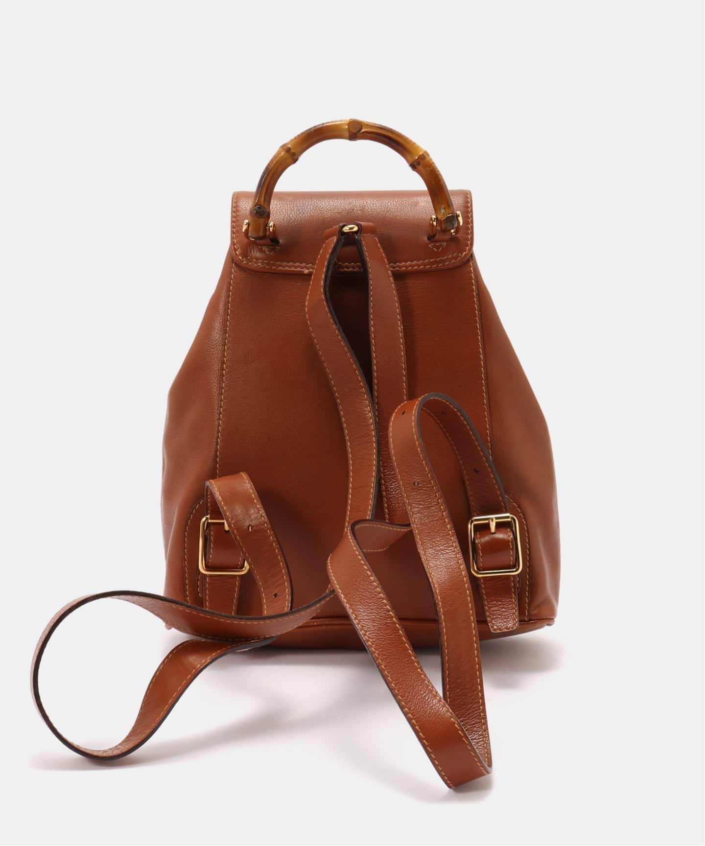 VINTAGE GUCCI/グッチ】Bamboo backpack mini（バックパック／リュック
