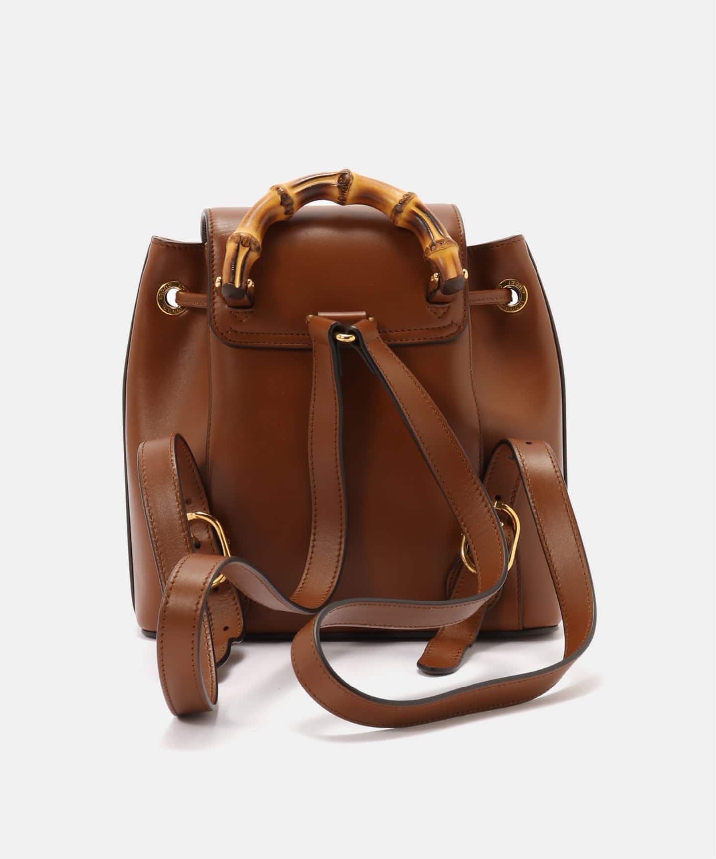 VINTAGE GUCCI/グッチ】Bamboo backpack（バックパック／リュック