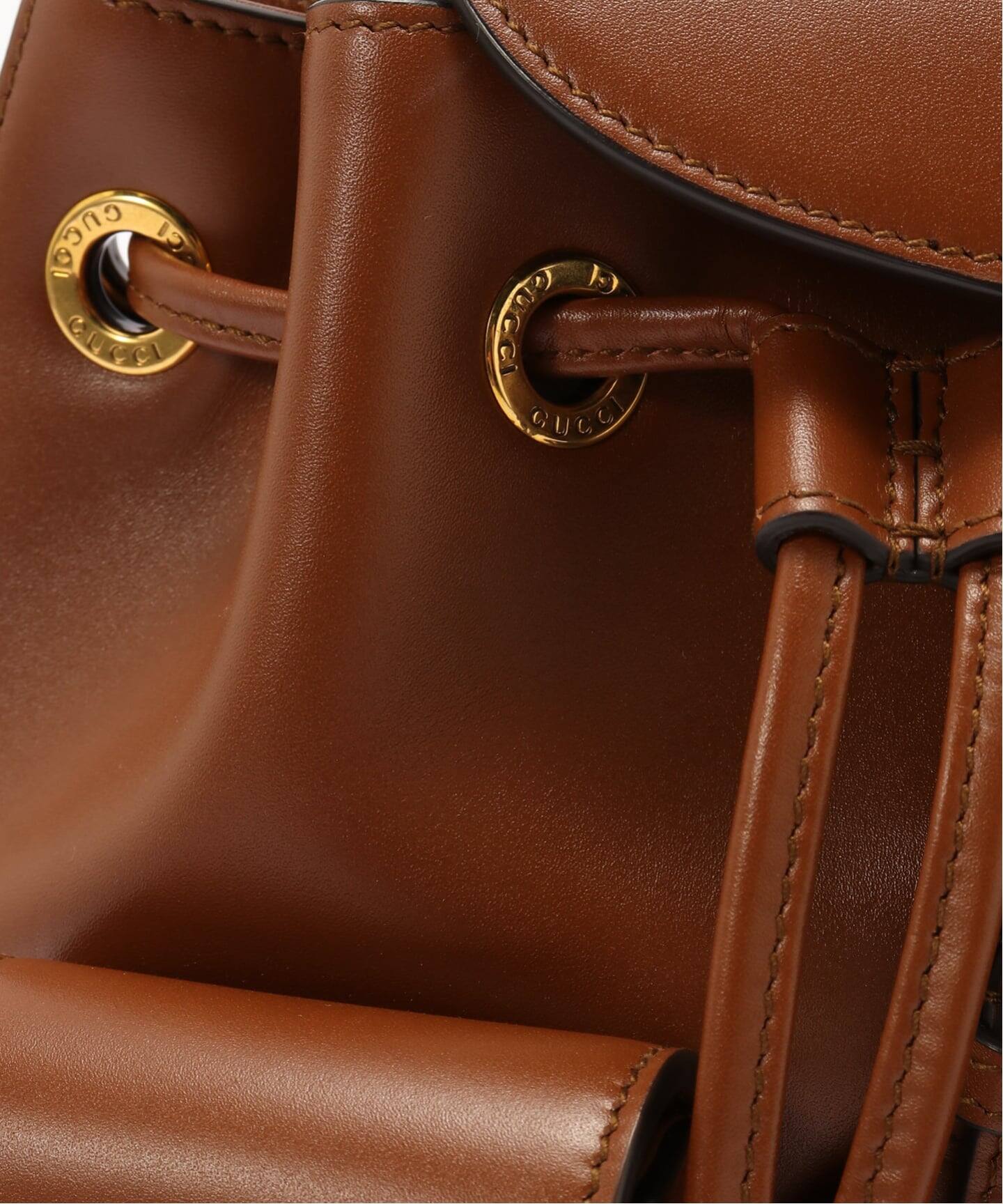 VINTAGE GUCCI/グッチ】Bamboo backpack（バックパック／リュック