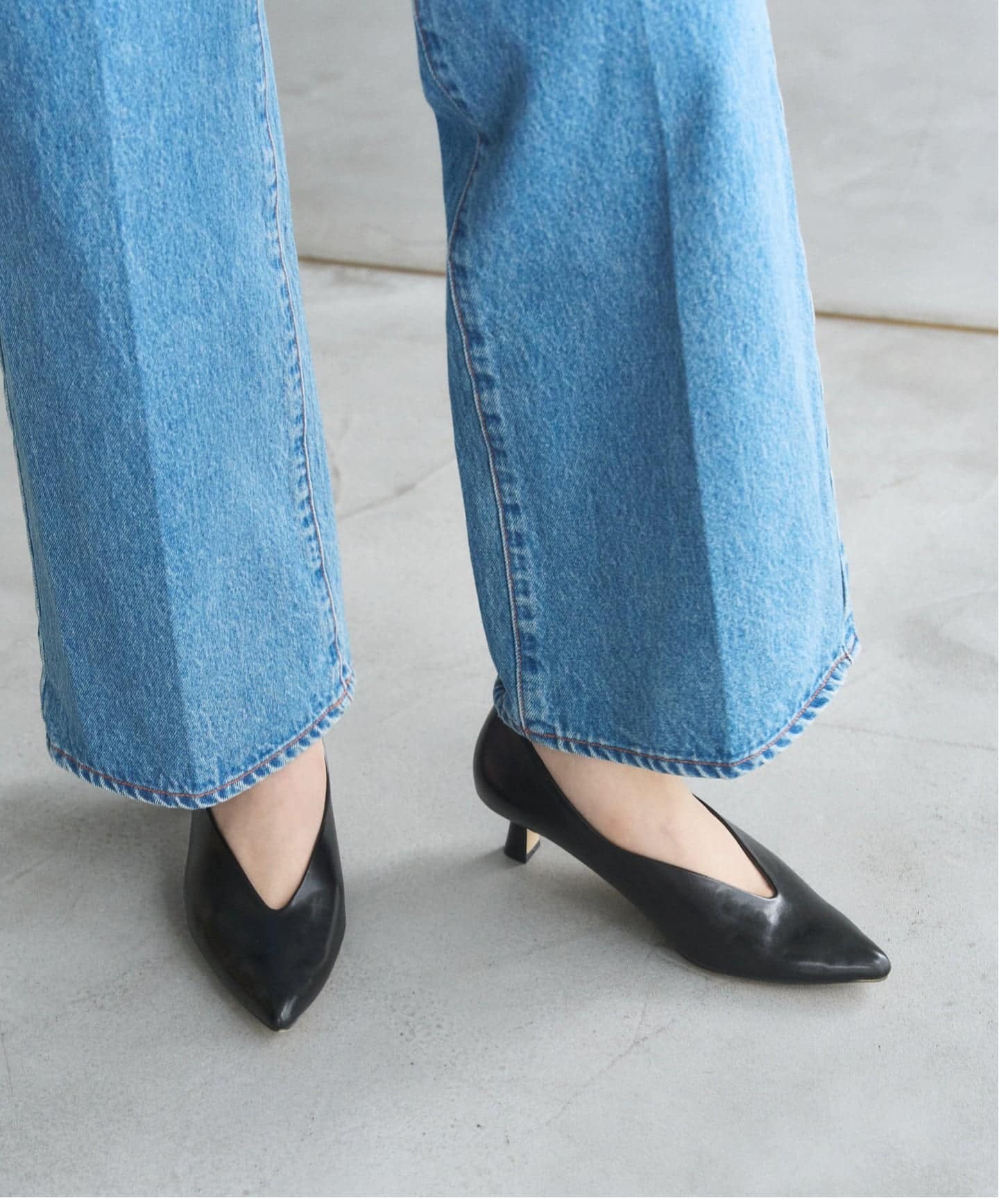 美品【LE TALON】4.5cmポインテッドネットパンプス 追加》4.5cmポインテッドハイバンプパンプス（パンプス）｜LE TALON