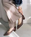 《追加》4.5cmポインテッドネットパンプス