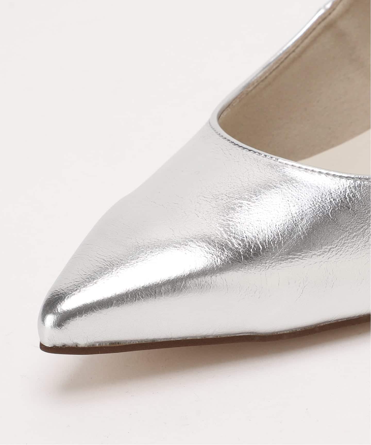 追加予約》4.5cmポインテッドストラップミュール（パンプス）｜LE