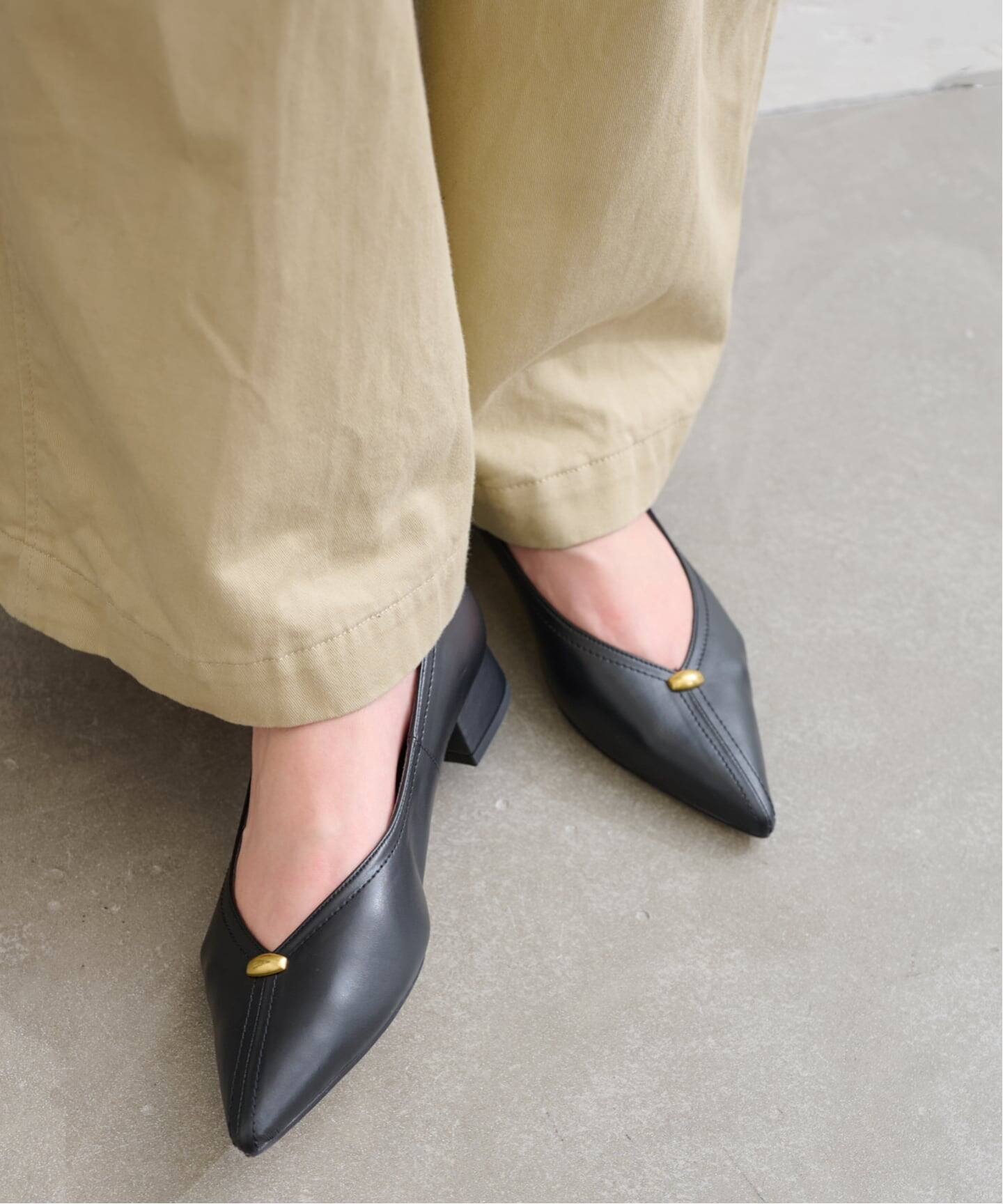 追加》3cmVカットメタルパンプス（パンプス）｜LE TALON（ル タロン