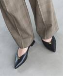 《追加》3cmVカットメタルパンプス