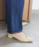 《追加》3cmVカットメタルパンプス