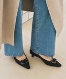 3.5cmオーバルパーツパンプス