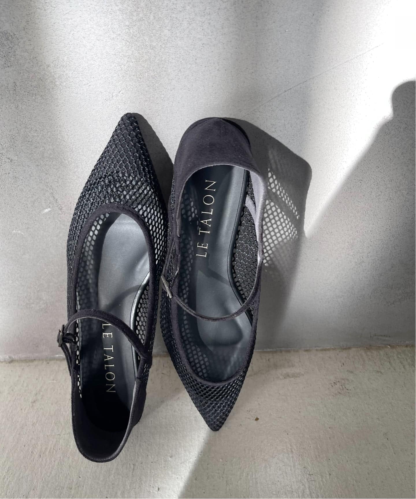 追加予約2》ポインテッドネットワンストラップフラット（フラット