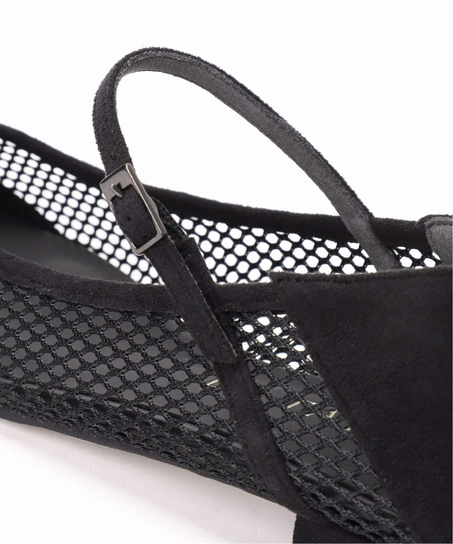 追加予約2》ポインテッドネットワンストラップフラット（フラット