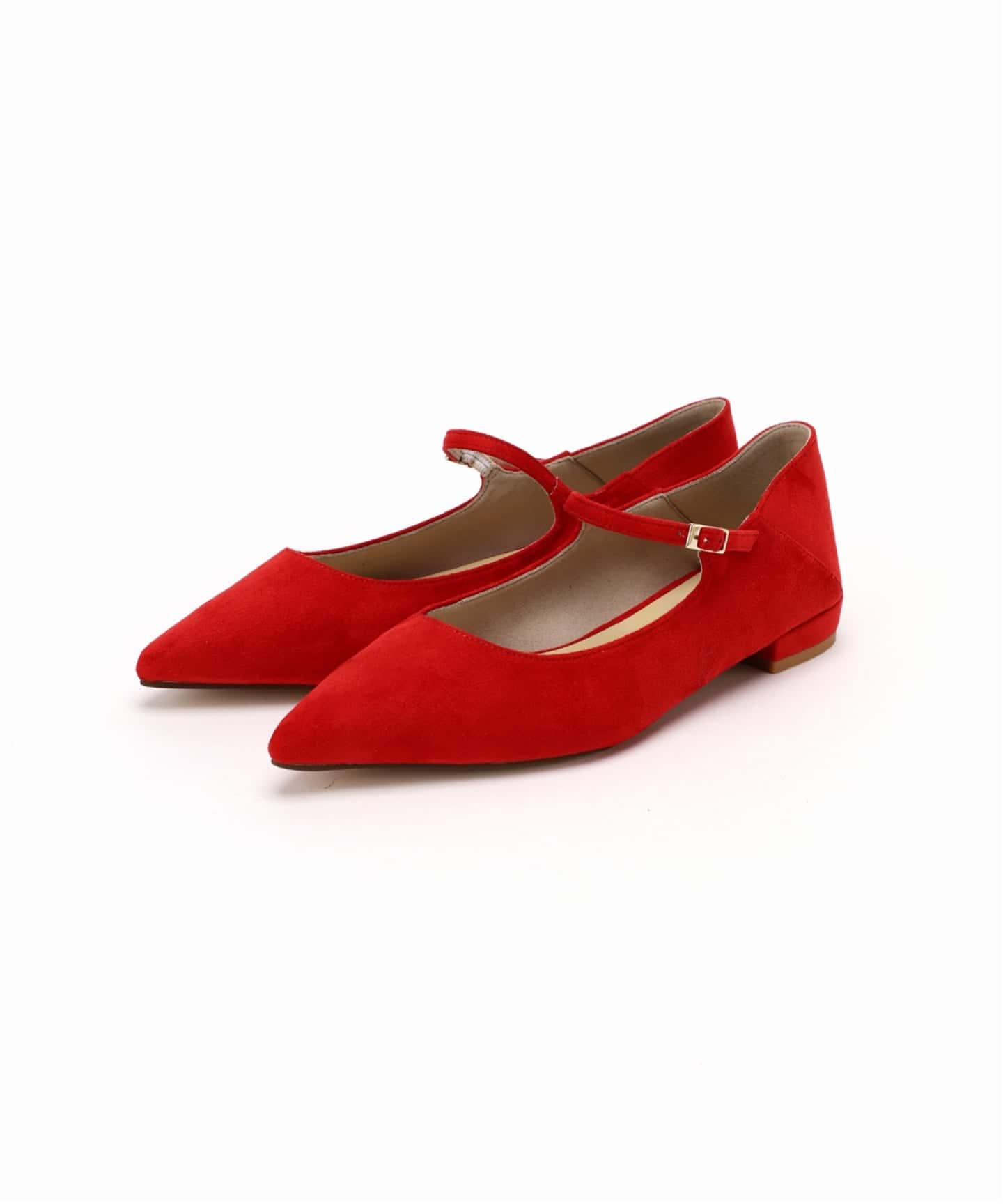 追加予約》ポインテッドワンストラップフラット（フラットシューズ