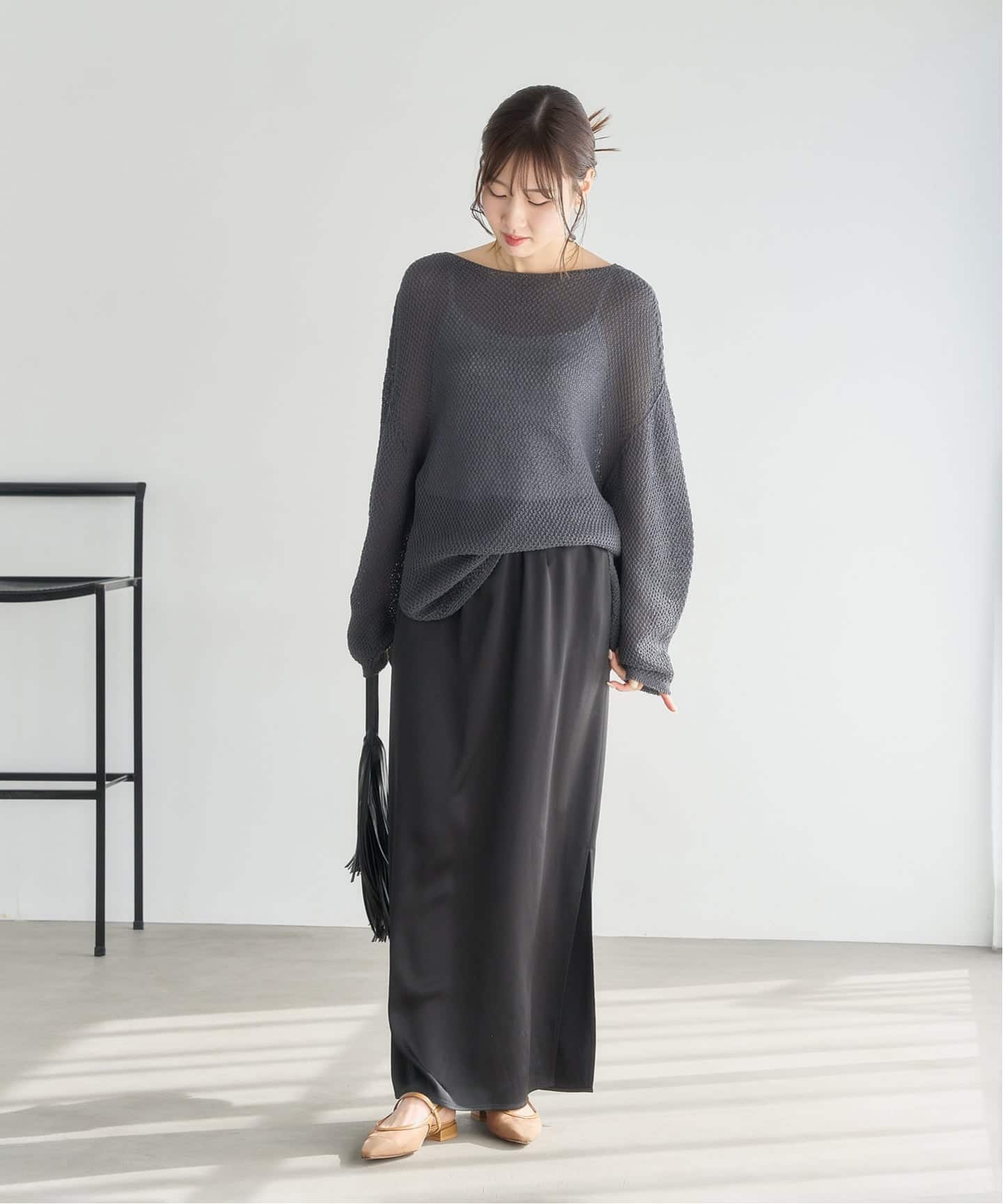 追加予約2》シアーストラップスリングバック（フラットシューズ）｜LE