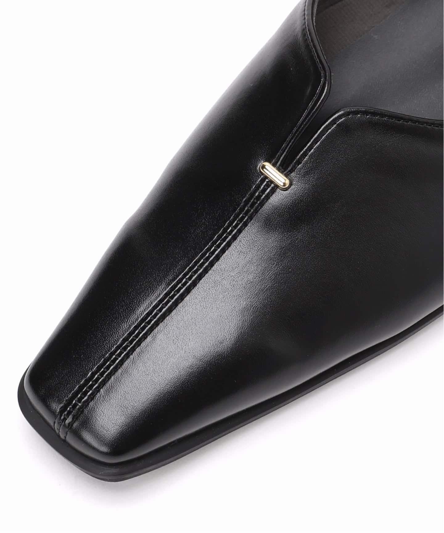 追加》2.5cmスクエアスリットソフトフラット（フラットシューズ）｜LE