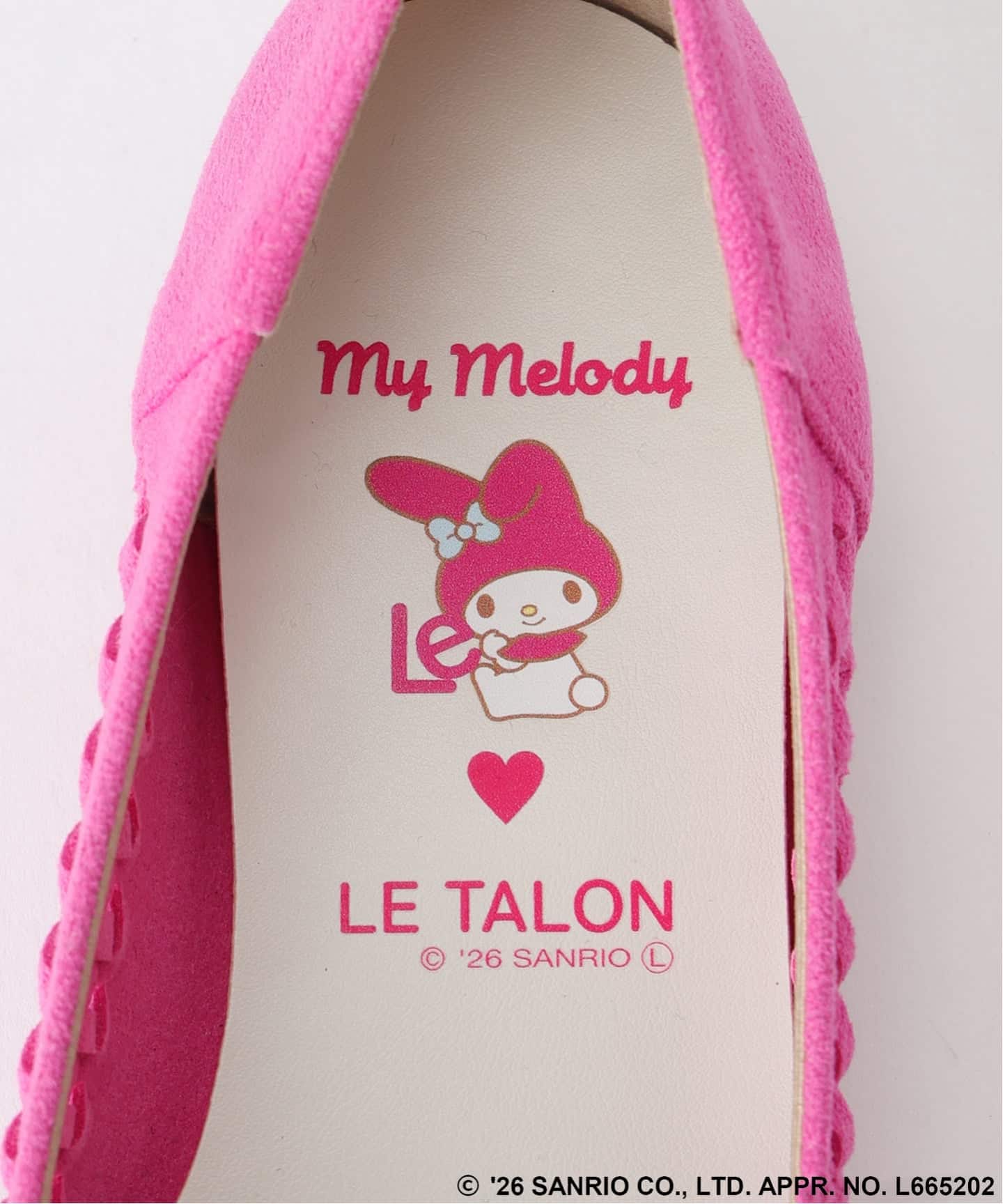 Sanrio characters×LE TALON ポインテッドサシメッシュフラット