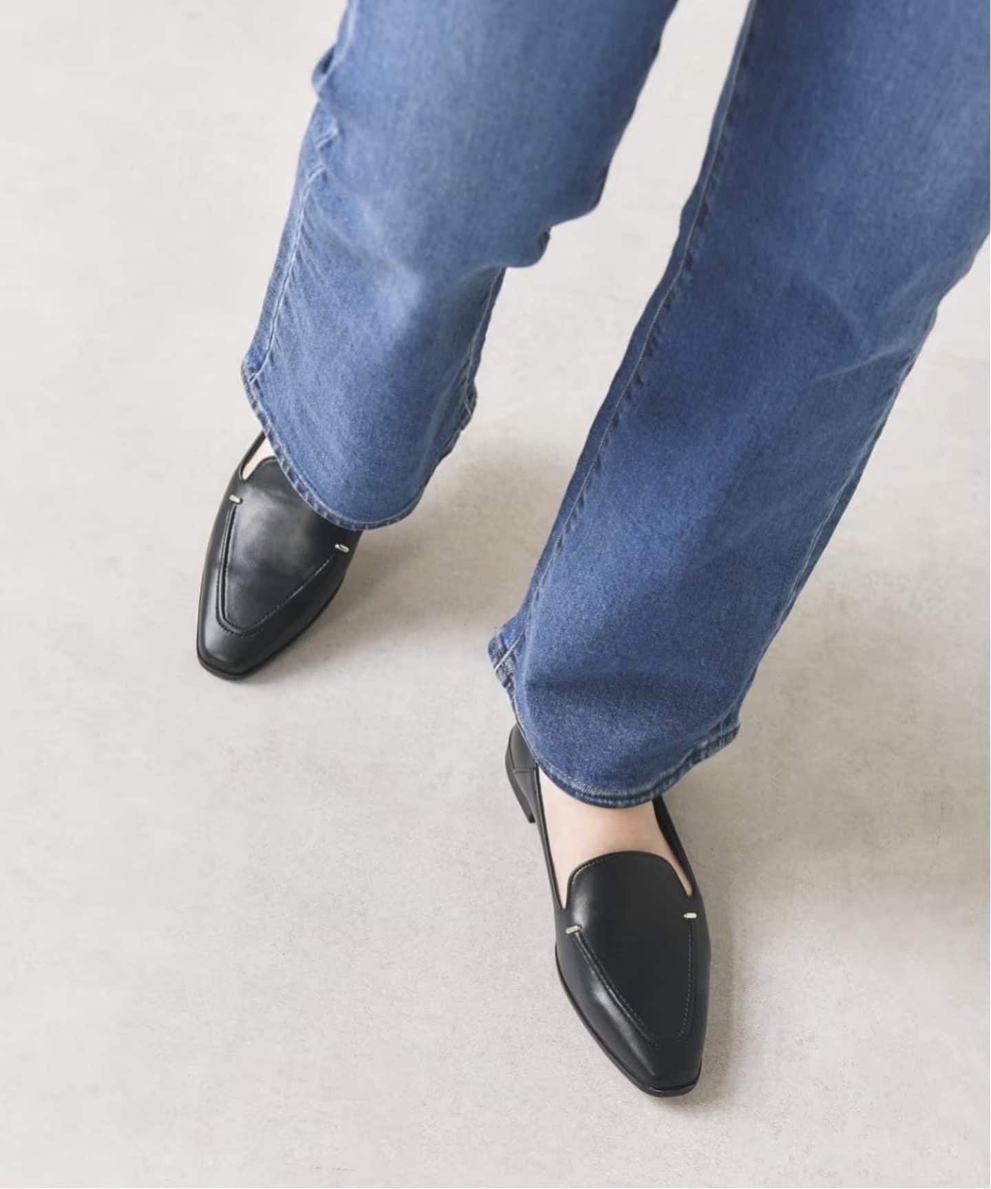 追加》スクエアステッチソフトローファー（ローファー）｜LE TALON（ル