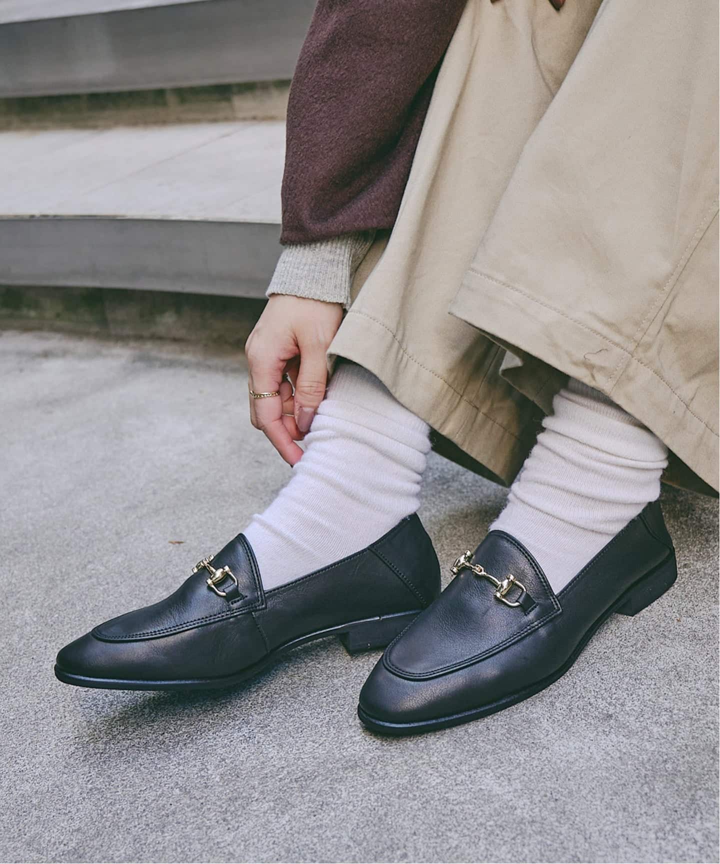 追加》レザービットバブーシュ（ローファー）｜LE TALON（ル タロン