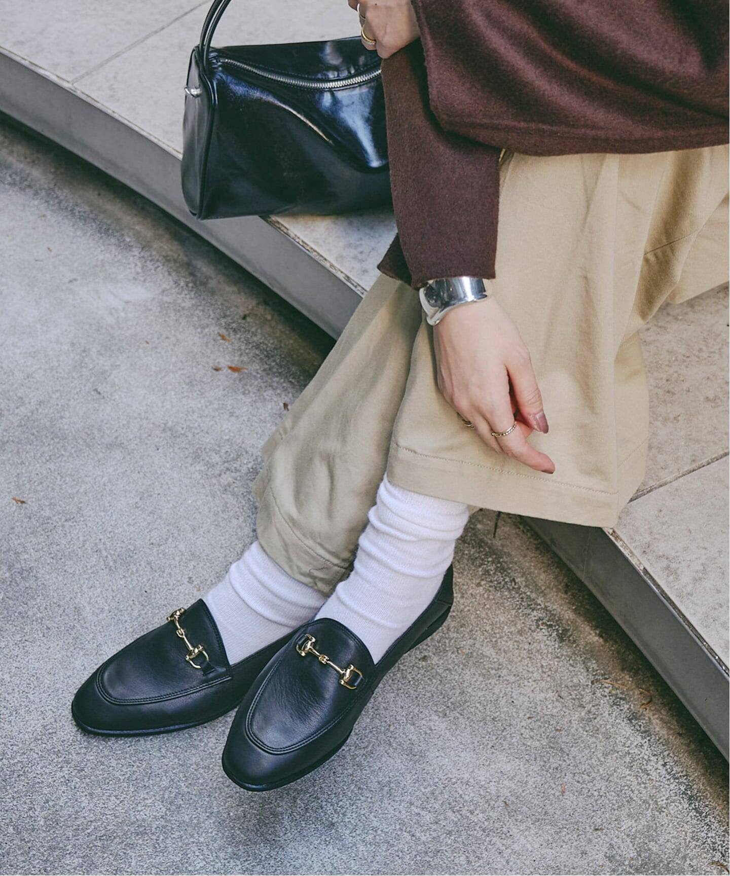 追加》レザービットバブーシュ（ローファー）｜LE TALON（ル タロン