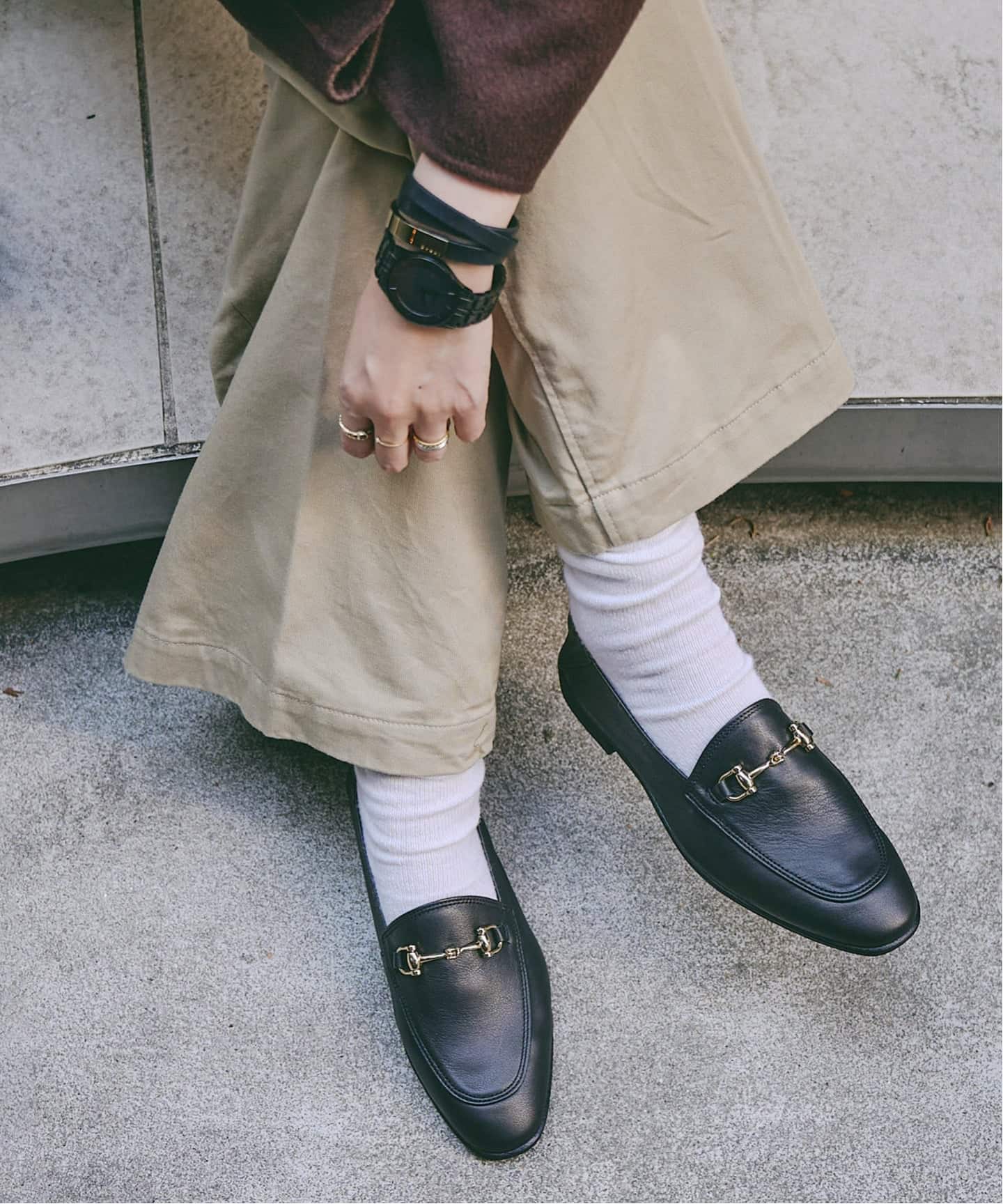 追加》レザービットバブーシュ（ローファー）｜LE TALON（ル タロン