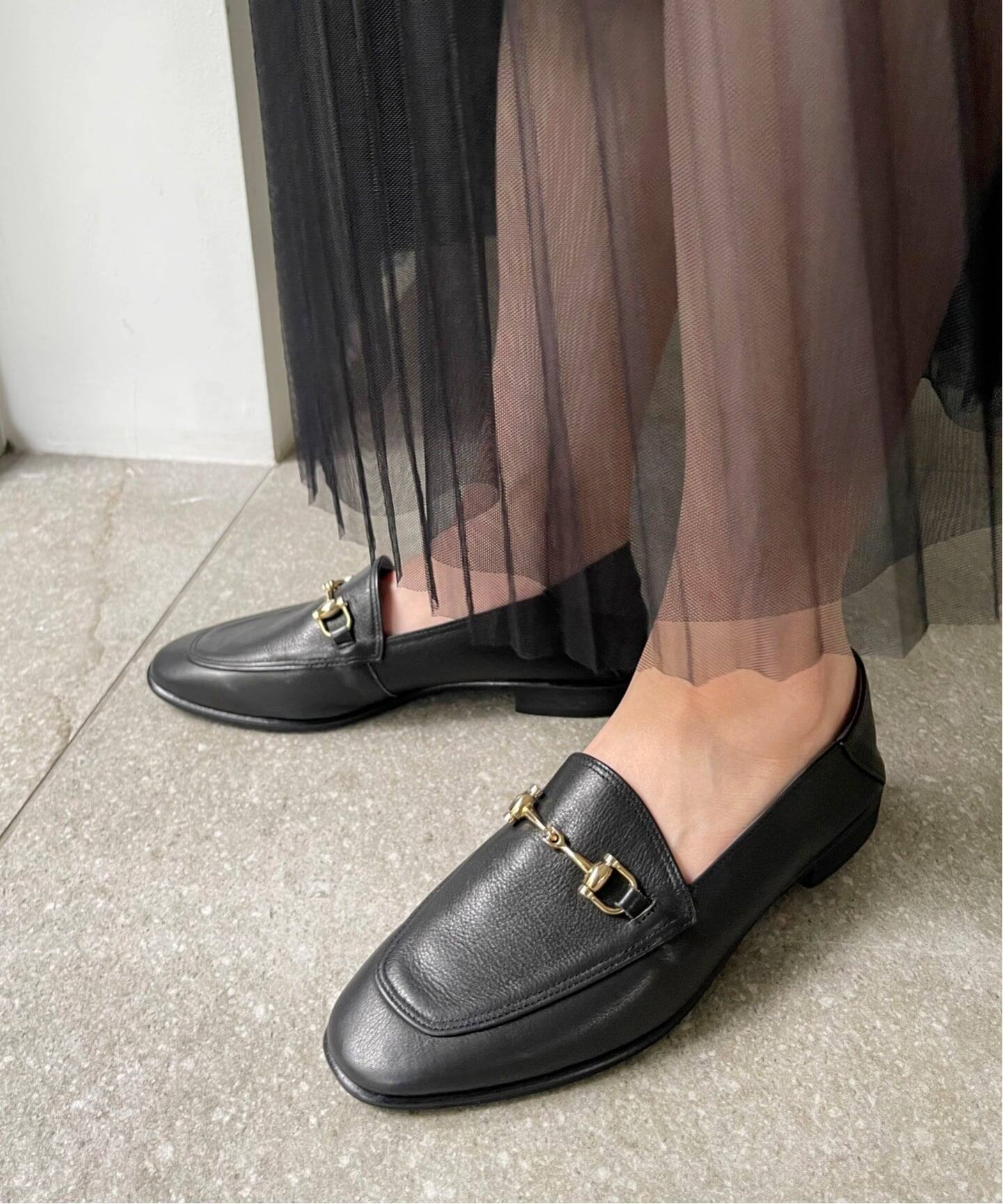 追加》レザービットバブーシュ（ローファー）｜LE TALON（ル タロン