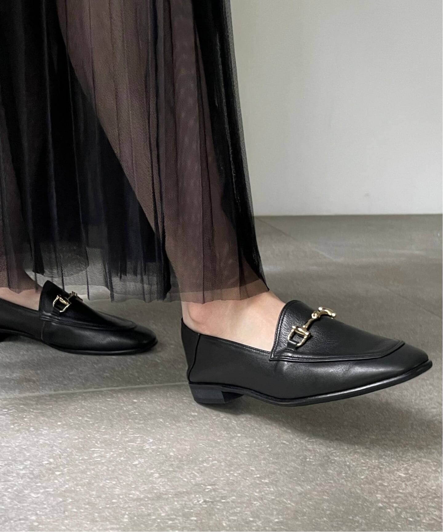 LE TALON ルタロン　レザービットバブーシュ　ローファー　黒　23.5 追加》レザービットバブーシュ（ローファー）｜LE TALON（ル タロン