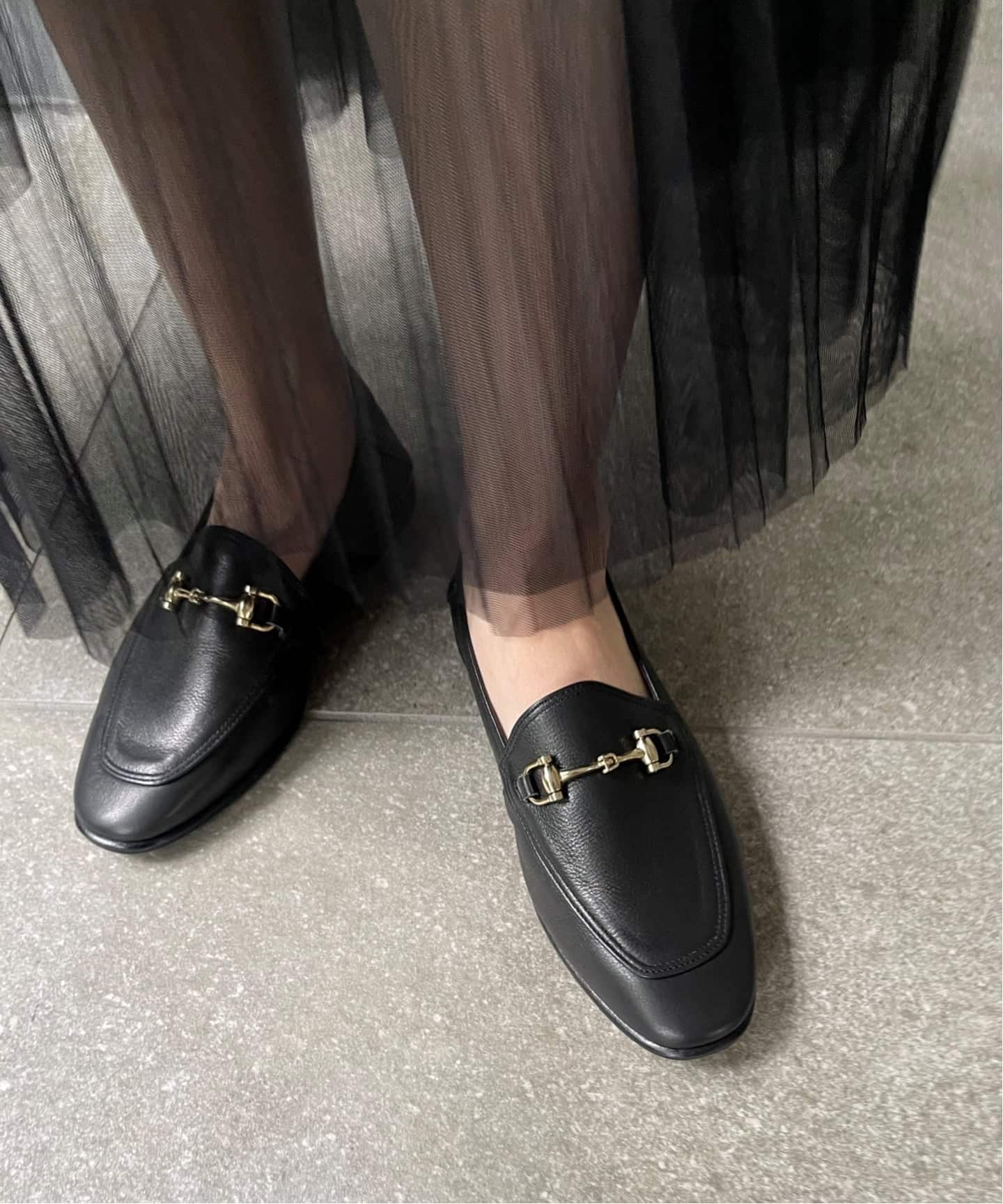 追加》レザービットバブーシュ（ローファー）｜LE TALON（ル タロン