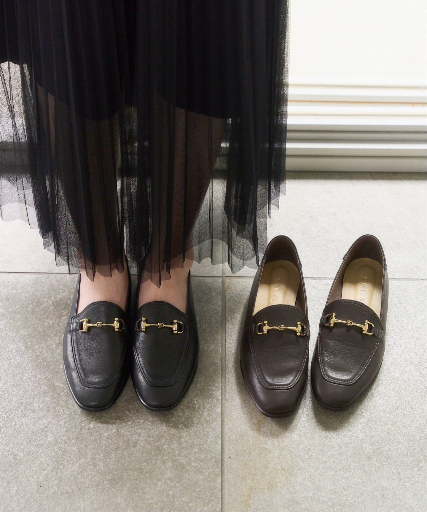 追加》レザービットバブーシュ（ローファー）｜LE TALON（ル タロン