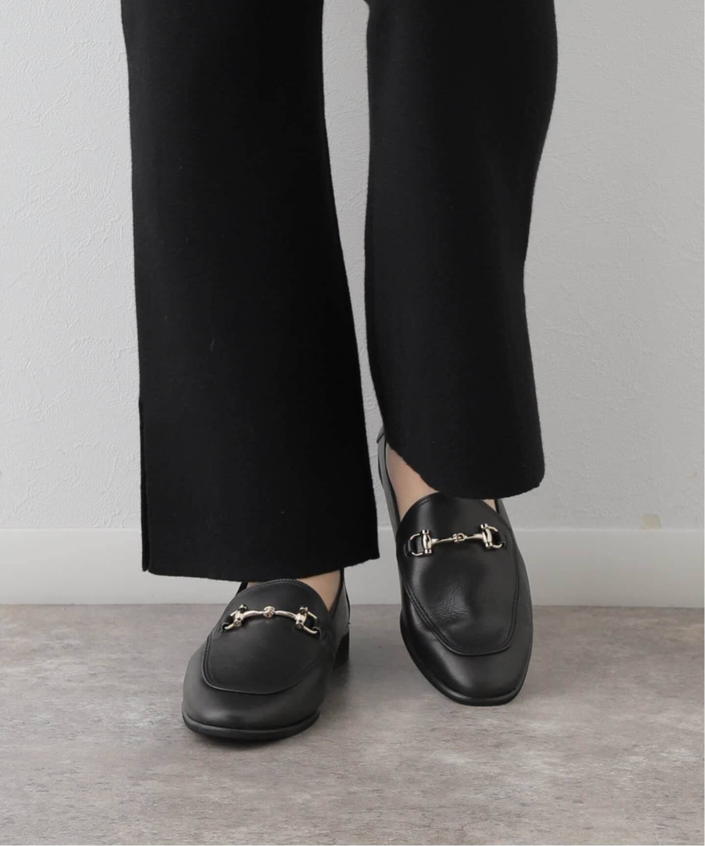 LE TALON ルタロン　レザービットバブーシュ　23 黒 追加》レザービットバブーシュ（ローファー）｜LE TALON（ル タロン