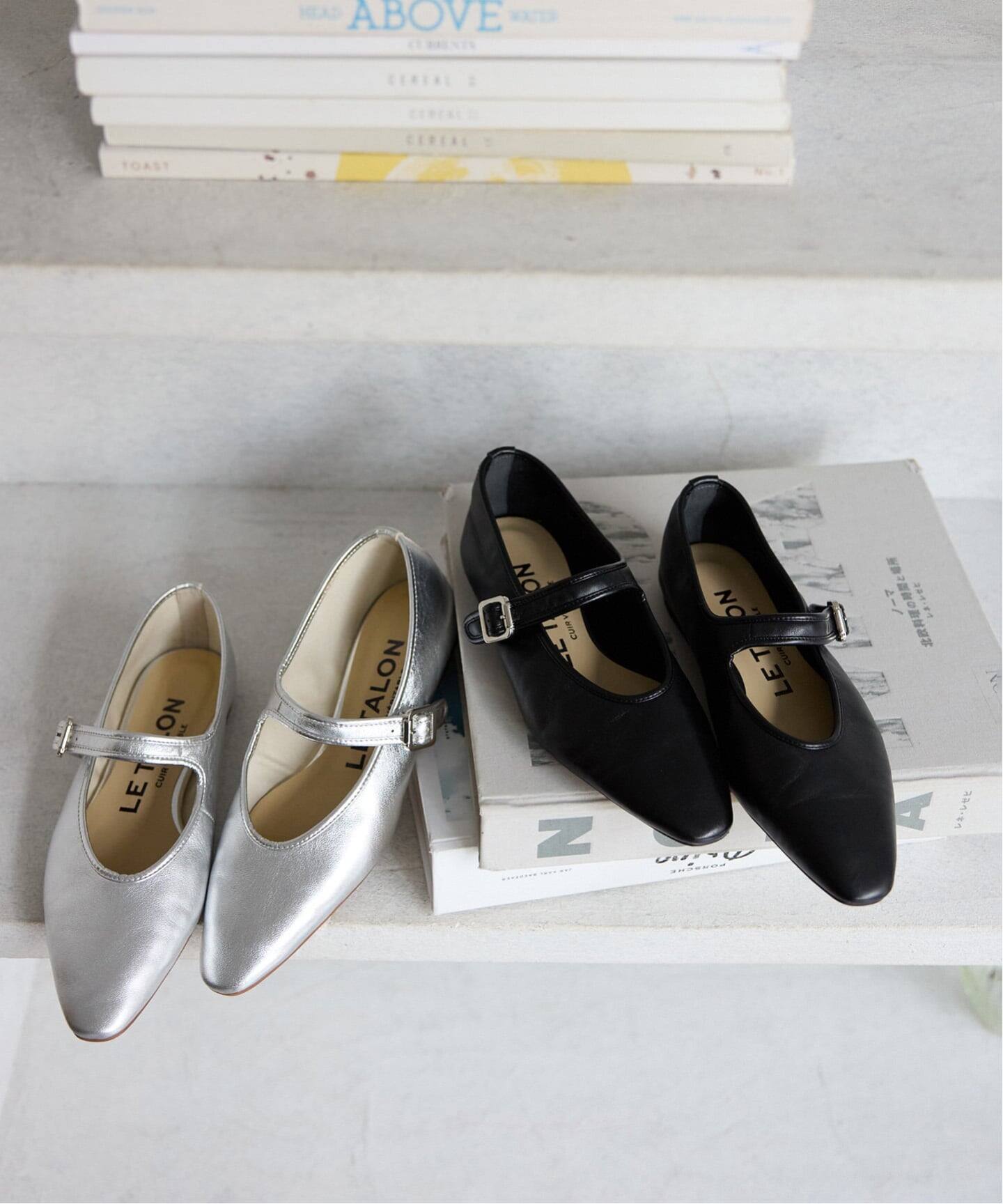 追加予約》レザーソフトメリージェーン（フラットシューズ）｜LE TALON