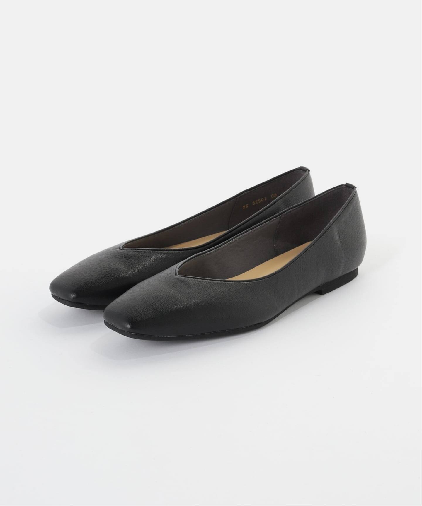 ≪追加≫スクエアVカットフラット（フラットシューズ）｜LE TALON（ル