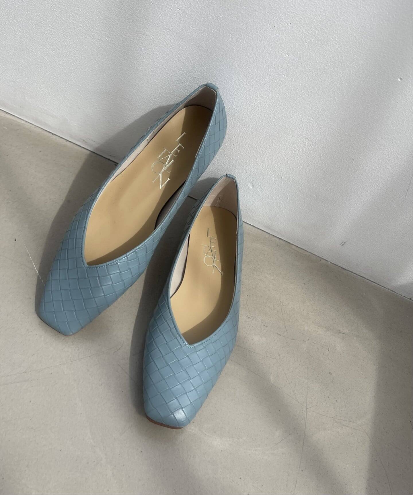 ≪追加≫スクエアVカットフラット（フラットシューズ）｜LE TALON（ル