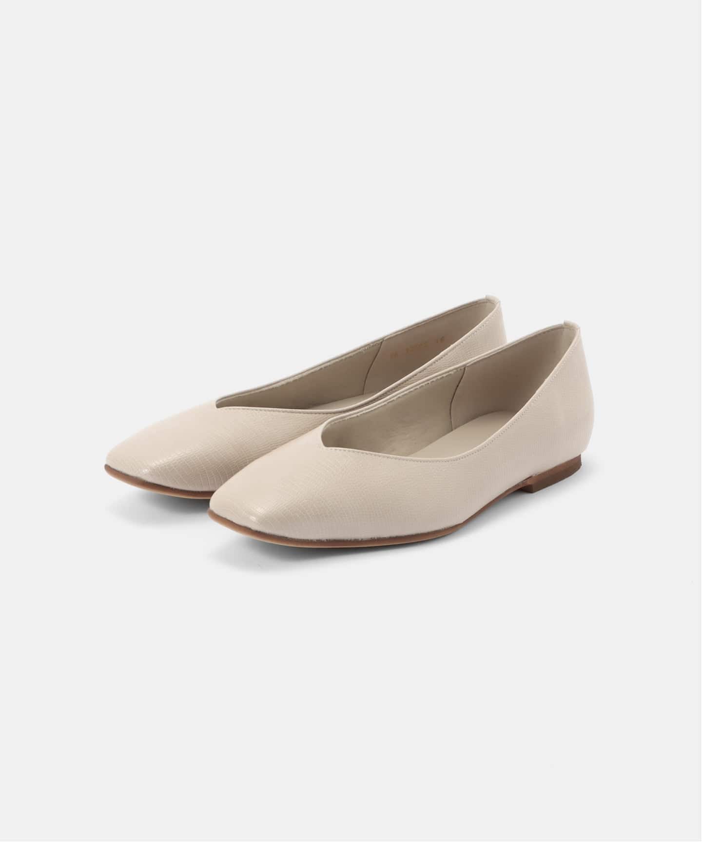 ≪追加≫スクエアVカットフラット（フラットシューズ）｜LE TALON（ル