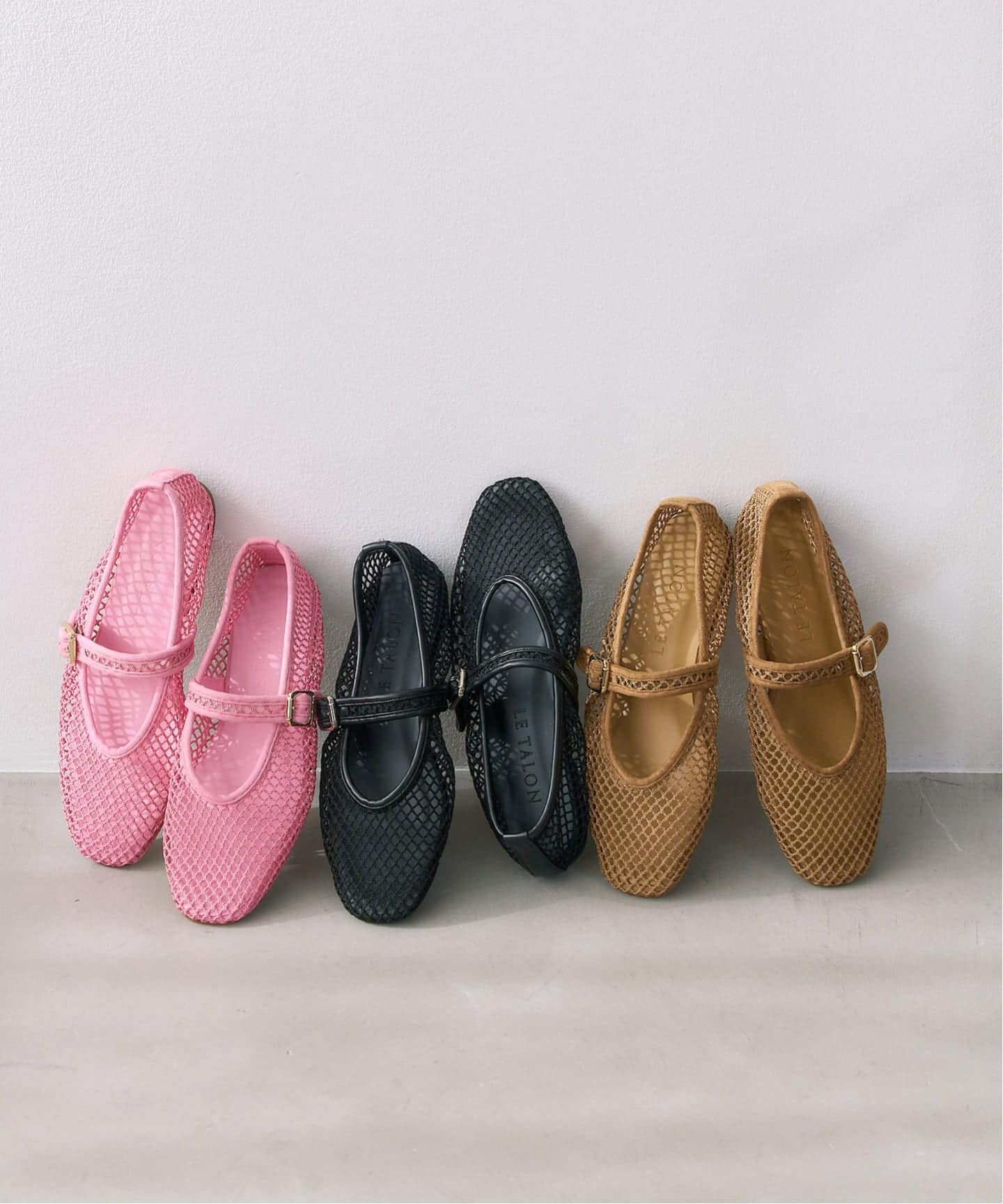 予約》ネットメリージェーン（フラットシューズ）｜LE TALON（ル