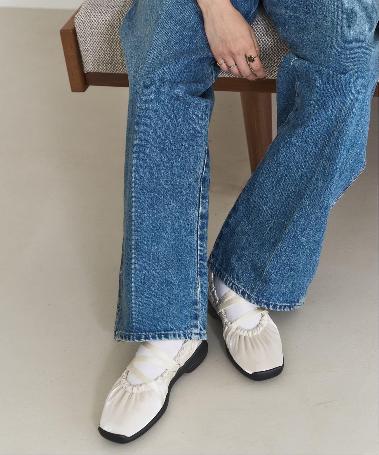 追加》Lエラスティックスニーカー（スニーカー）｜LE TALON（ル タロン