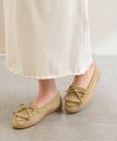 レザーモールドキルトモカシン