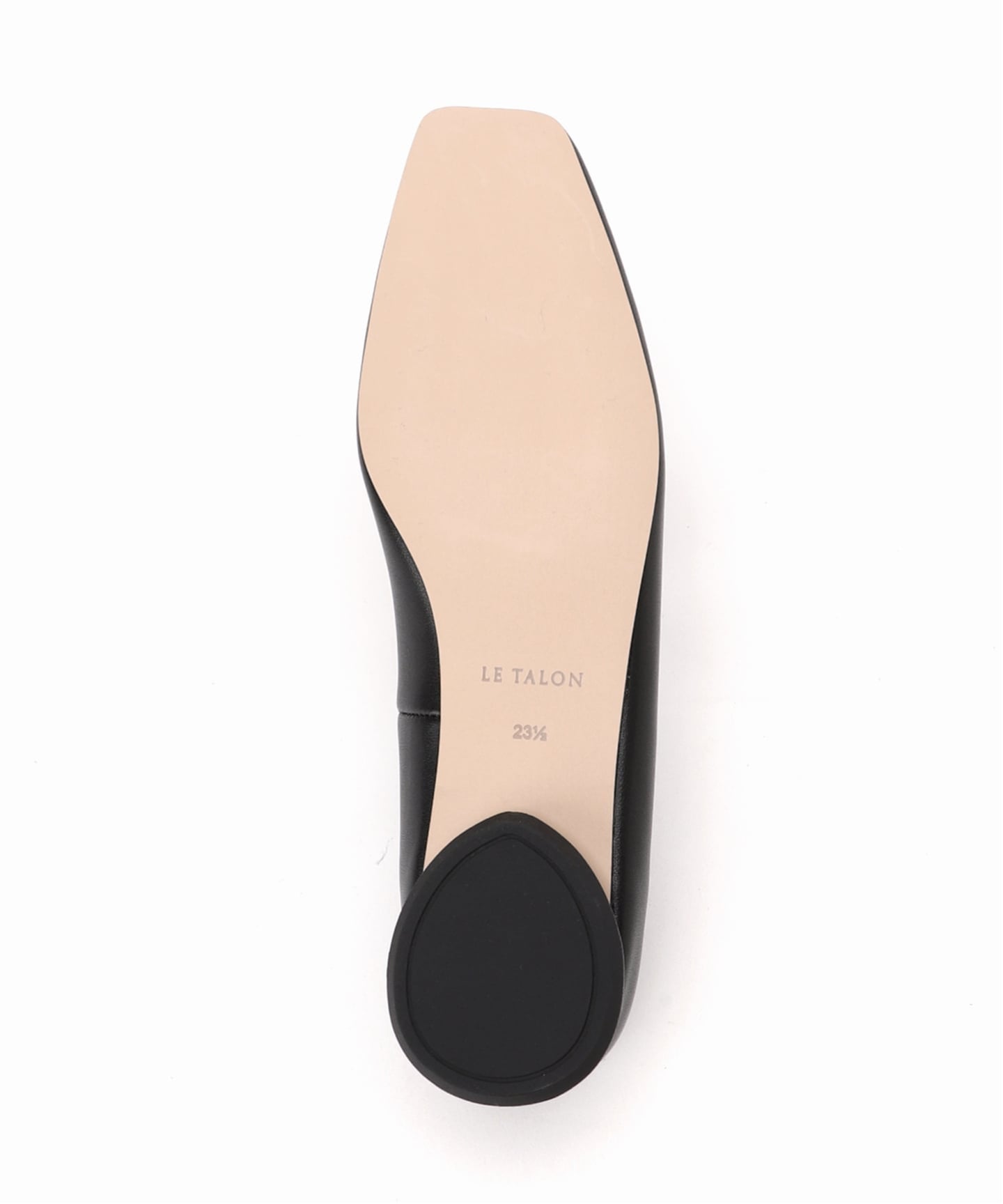 レザーオブリークスクエアフラット（フラットシューズ）｜LE TALON（ル