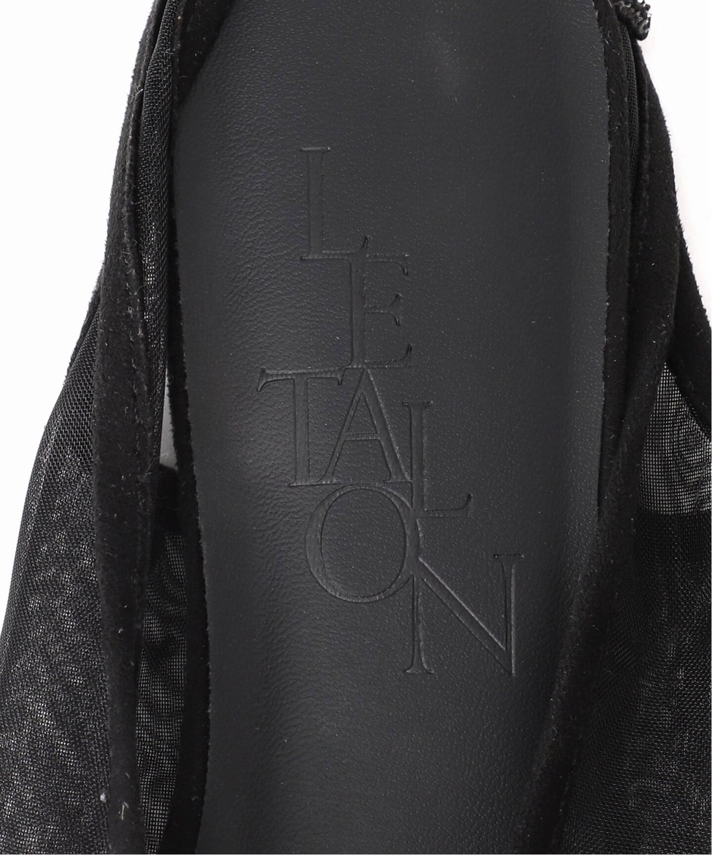 追加》シアーギャザースリングバック（フラットシューズ）｜LE TALON