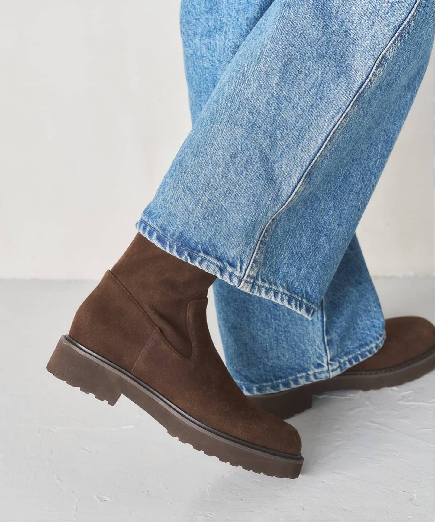 追加6》3.5cmトラックソールフィットショートブーツ（ブーティ