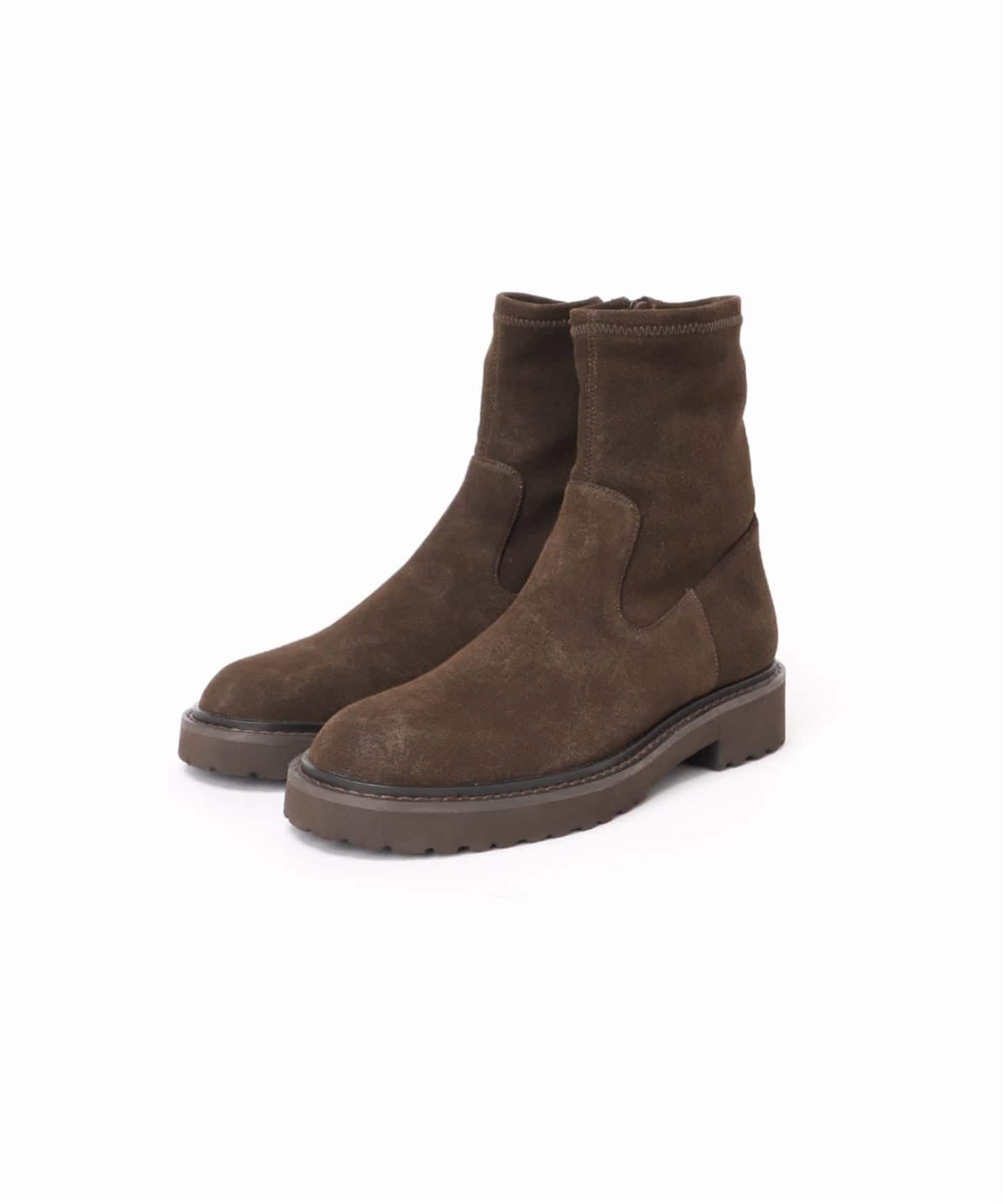 追加予約6》3.5cmトラックソールフィットショートブーツ（ブーティ