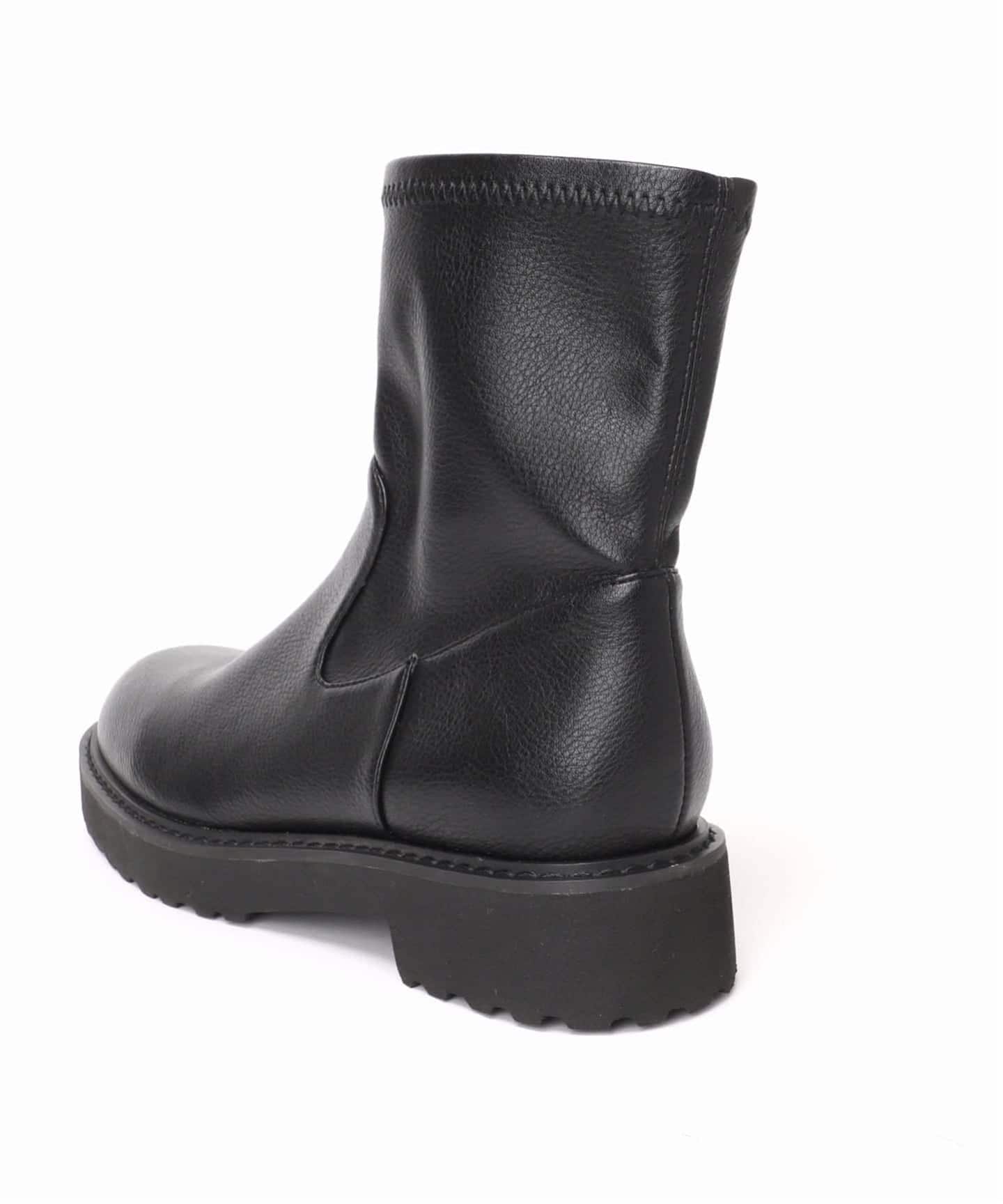 追加6》3.5cmトラックソールフィットショートブーツ（ブーティ